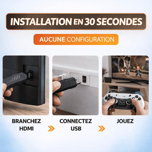 StickZone™ X2 Pro – Console Rétro 50 000 Jeux 4K Ultra HD