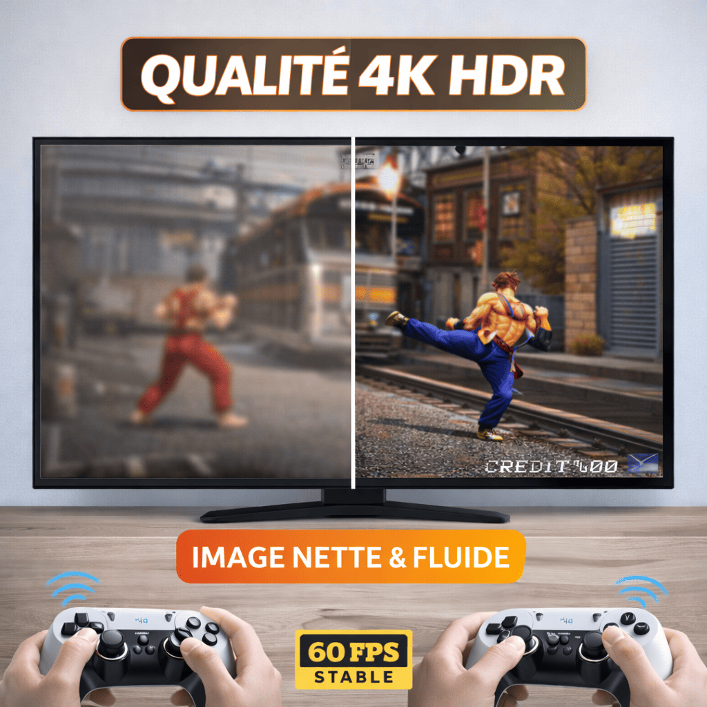 StickZone™ X2 Pro – Console Rétro 50 000 Jeux 4K Ultra HD