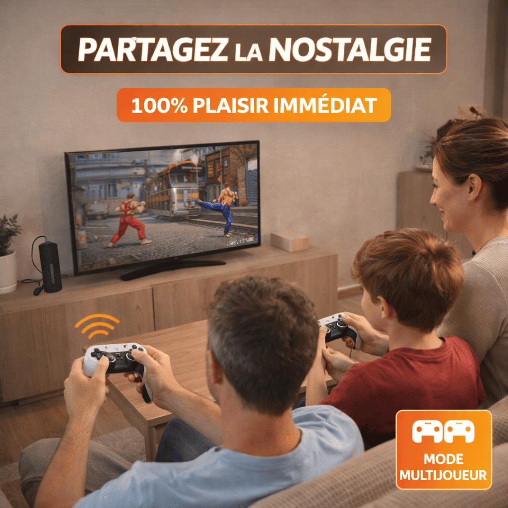 StickZone™ X2 Pro – Console Rétro 50 000 Jeux 4K Ultra HD